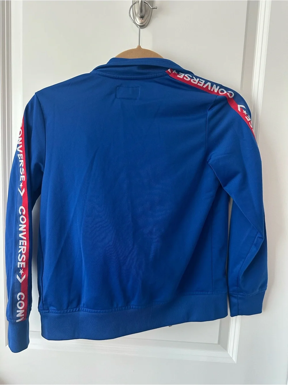 Converse Royal Blue Track Jacket and Pant Set with Red & White Logo Trim